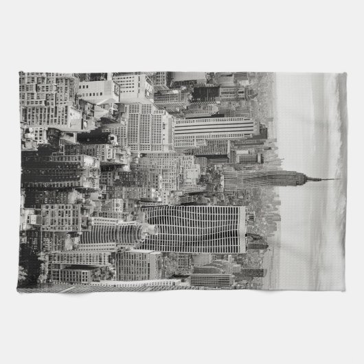 Manhattan, New York (Panorama)  Geschirrtuch (Horizontal)