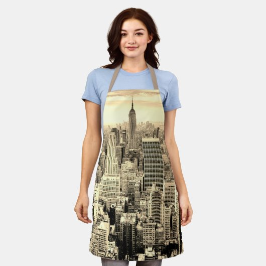 Manhattan, New York (Panorama) Schürze (Getragen)