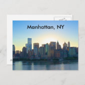 Manhattan New York Postcard Postkarte (Vorne/Hinten)