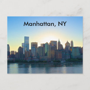 Manhattan New York Postcard Postkarte