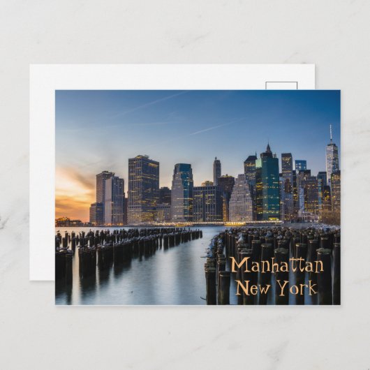 Manhattan, New York Postcard Postkarte (Vorne/Hinten)