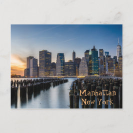 Manhattan, New York Postcard Postkarte