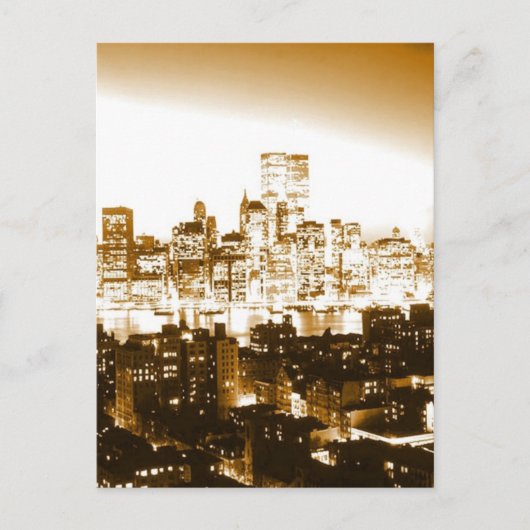 Manhattan New York Postkarte (Vorderseite)