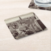 Manhattan, New York Rechteckiger Pappuntersetzer (angewinkelt)