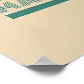 Manhattan New York, Retro Design Poster (Ecke)