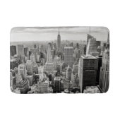 Manhattan, New York (Schwarz-Weiß-Panorama) Badematte (Vorderseite)