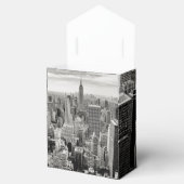 Manhattan, New York (Schwarz-Weiß-Panorama) Geschenkschachtel (Geöffnet)