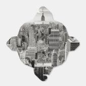 Manhattan, New York (Schwarz-Weiß-Panorama) Geschenkschachtel (Ungefaltet)