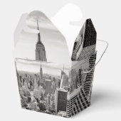 Manhattan, New York (Schwarz-Weiß-Panorama) Geschenkschachtel (Geöffnet)