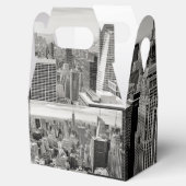 Manhattan, New York (Schwarz-Weiß-Panorama) Geschenkschachtel (Geöffnet)