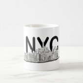 Manhattan New York Skyline Kaffeetasse (Mittel)