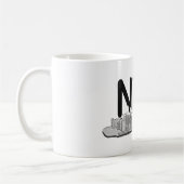 Manhattan New York Skyline Kaffeetasse (Links)