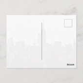 Manhattan New York Skyline Travel Postcard Postkarte (Rückseite)