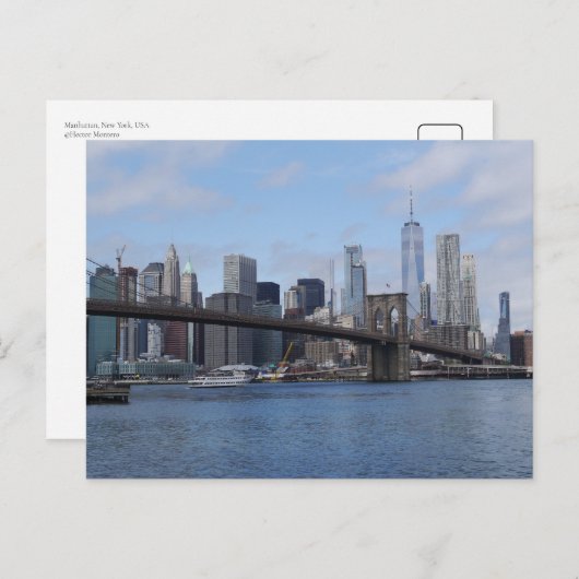 Manhattan, New York, USA Postkarte (Vorne/Hinten)