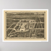 Manhattan New York World Fair Map 1883 Poster (Vorne)