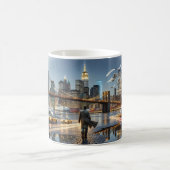 Manhattan Night Walker Broadway Lights Tasse (Mittel)