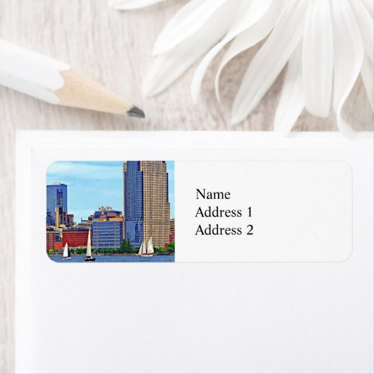 Manhattan NY - Drei Boote von Manhattan Skyline (Insitu)