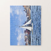 Manhattan NY - New Yorker Skyline Puzzle (Vertikal)