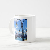 Manhattan, NY - Skyline From Liberty Staat Park Kaffeetasse (Vorderseite Links)