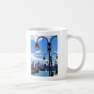 Manhattan, NY - Skyline vom Liberty State Park Kaffeetasse