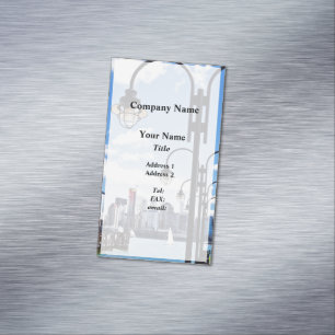 Manhattan NY - Skyline vom Liberty State Park Magnetische Visitenkarte