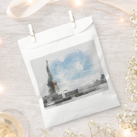 Manhattan Nyc Liberty Statue Geschenktütchen (Ausgeschnitten)