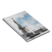 Manhattan Nyc Liberty Statue Notizblock (Rechte Seite)