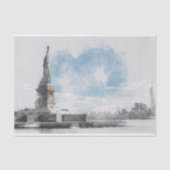 Manhattan Nyc Liberty Statue Seidenpapier (Vorderseite)