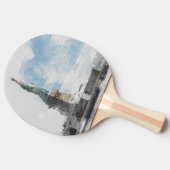 Manhattan Nyc Liberty Statue Tischtennis Schläger (Seitenansicht)