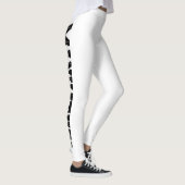 Manhattan NYC Mode, NY typografisches Design Leggings (Rechts)