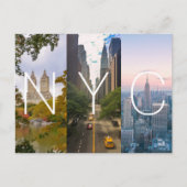 Manhattan NYC New York Postkarte (Vorderseite)