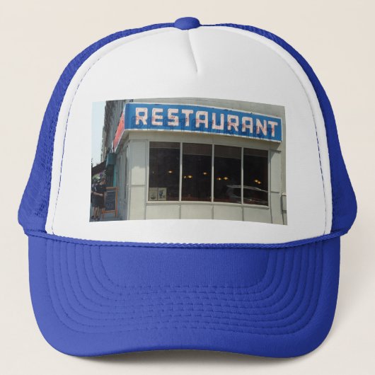 Manhattan NYC Restaurant Truckerkappe (Vorderseite)