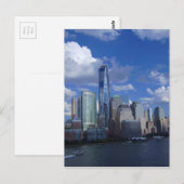 Manhattan NYC World Trade Centre WTC Hudson River Postkarte (Vorne/Hinten)