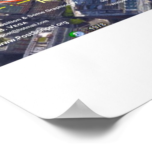 Manhattan Orion Muster 2 Poster (Ecke)