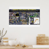 Manhattan Orion Muster 2 Poster (Küche)