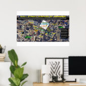 Manhattan Orion Muster 4 Poster (Heimbüro)