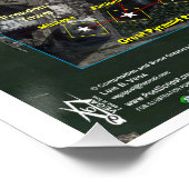 Manhattan Orion Star Map Poster (Ecke)