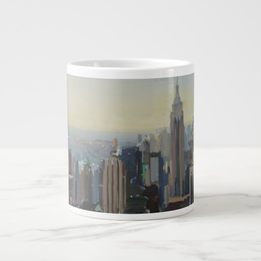 Manhattan-Panorama 2012 Jumbo-Tasse (Vorderseite)