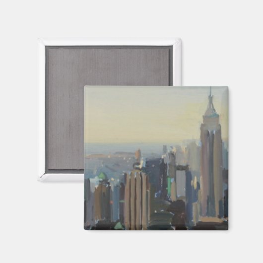 Manhattan Panorama 2012 Magnet (Vorderseite/Rückseite)
