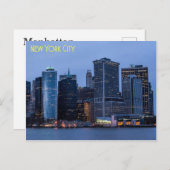 Manhattan Postkarte (Vorne/Hinten)