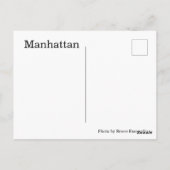 Manhattan Postkarte (Rückseite)
