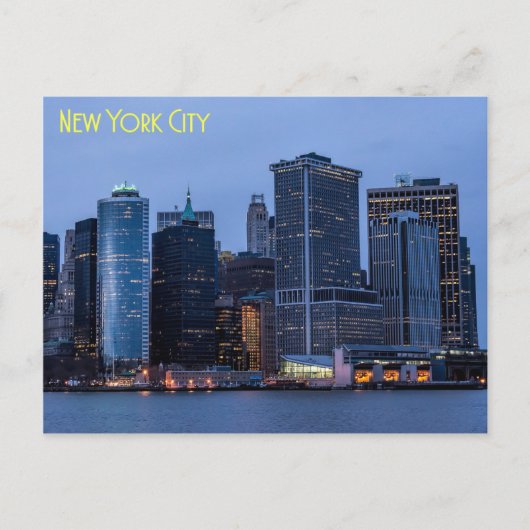 Manhattan Postkarte (Vorderseite)