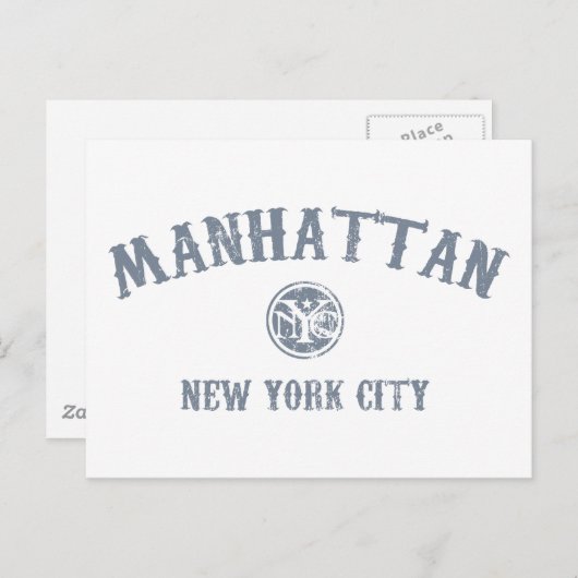 *Manhattan Postkarte (Vorne/Hinten)