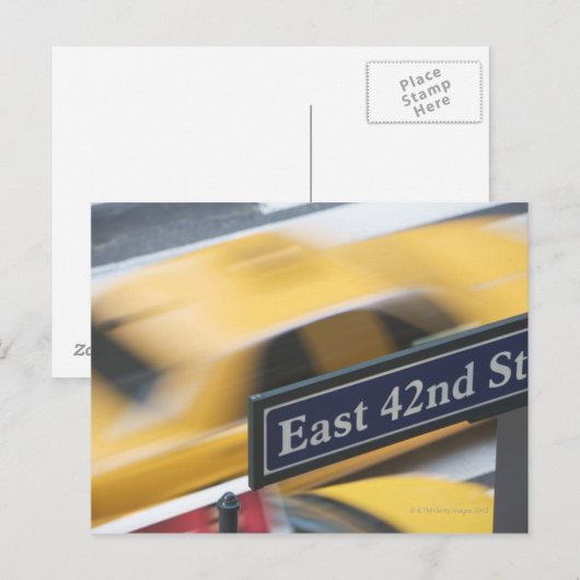 Manhattan Postkarte (Vorne/Hinten)