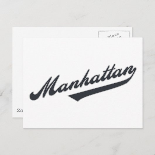 *Manhattan Postkarte (Vorne/Hinten)