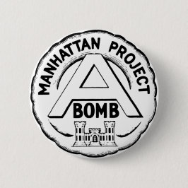 Manhattan Project Abzeichen Button