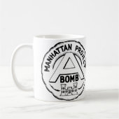 Manhattan Project Abzeichen Kaffeetasse (Links)