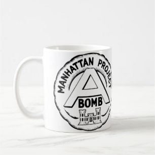 Manhattan Project Abzeichen Kaffeetasse