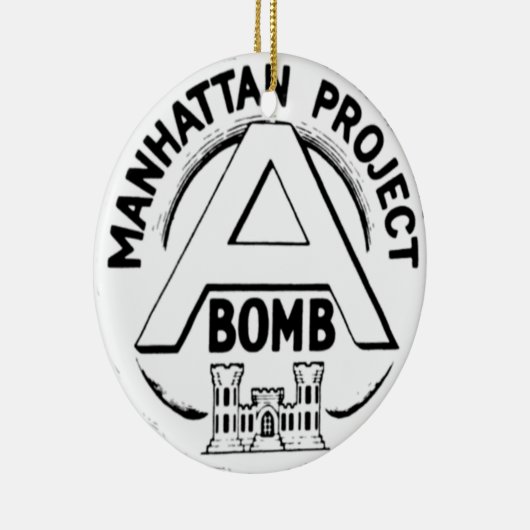 Manhattan Project Abzeichen Keramik Ornament (Rechts)
