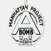 Manhattan Project Abzeichen Keramik Ornament (Links)